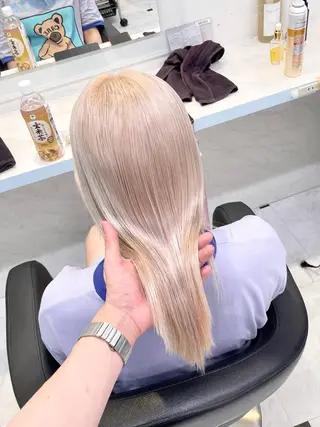 ミディアム カラー Wisteria所属・美髪特化✨ 伊織✨縮毛矯正✨のヘアスタイル