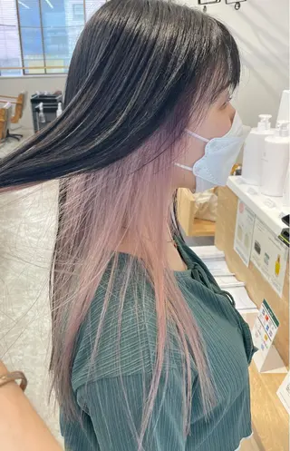 ロング SAEKI【ior 】北千住店ブリーチのヘアスタイル