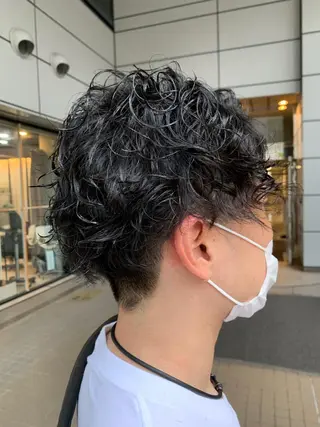 パーマ メンズ ❣️モードケイズ塚口 和田一将のヘアスタイル