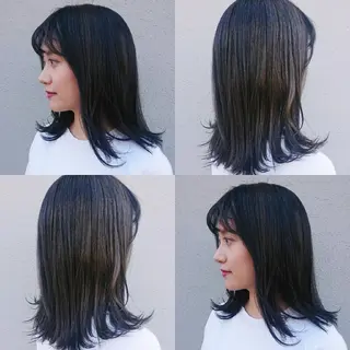 ミディアム カラー nambu-GARDEN所属・上田 昂雅のヘアスタイル