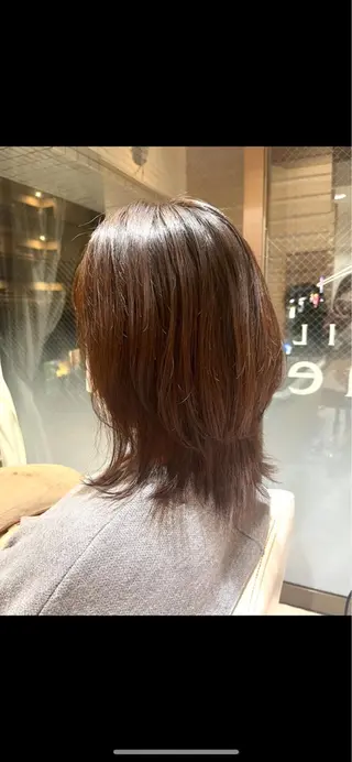 ロング 須藤 百合香のヘアスタイル