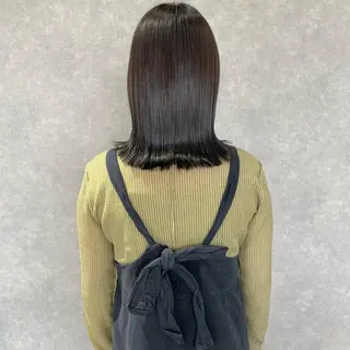 ミディアム カラー はちすか るかのヘアスタイル