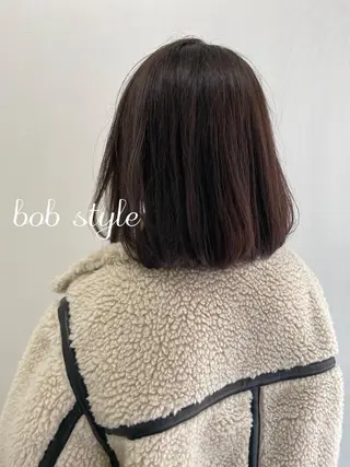 ミディアム カラー 中村 玲のヘアスタイル