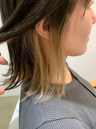 ミディアム シンヤ/梅田/茶屋町 /髪質改善のヘアスタイル