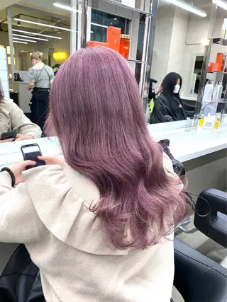ロング カラー ヘアアレンジ 💗横浜美容室 💗HARUNAのヘアスタイル