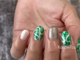 ネイル おうちのネイルサロン　konpeiTou〜こんぺいとう〜所属・おうちのネイルサロン KonpeiTouのネイルデザイン