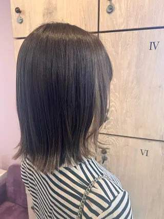 セミロング カラー れいな🌼 ボブ･艶カラー🌼のヘアスタイル