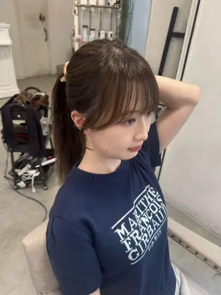 セミロング カラー &.TIGRE smartsaronのヘアスタイル