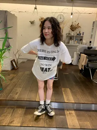 ミディアム パーマ 【takk】 ナカヤママサヨシのヘアスタイル