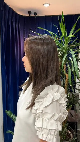 セミロング カラー ☆ HARUKA ☆のヘアスタイル