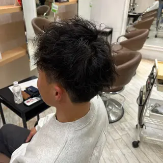 パーマ メンズ aaron所属・aaron Aishaのヘアスタイル