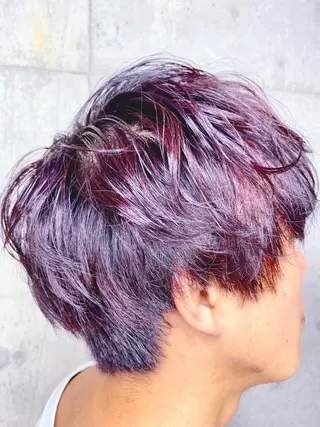 カラー メンズ メンズブリーチカラー /パーマ ごーた立川のヘアスタイル