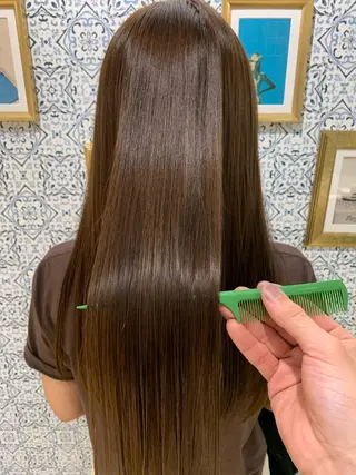 ロング 【代表】 高瀬慎也/縮毛矯正のヘアスタイル