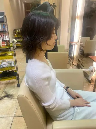 ミディアム Fuse所属・Hana ⭐️カラーモデル募集のヘアスタイル