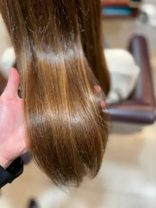 ロング カラー こすげひろと カラー講師のヘアスタイル