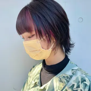 ショート カラー もにか🌞原宿/渋谷 🌝ブリーチカラーのヘアスタイル