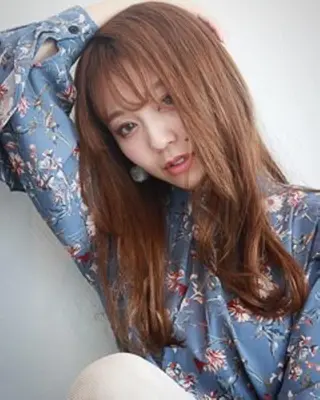 ロング カラー Hokule'a 戸越銀座　向達真季のヘアスタイル