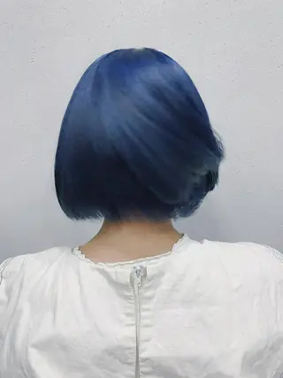 ショート カラー ボブパーマコテ巻き風 パーマNo1深江秀平のヘアスタイル