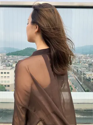 ミディアム カラー PAIR DAISUKEのヘアスタイル