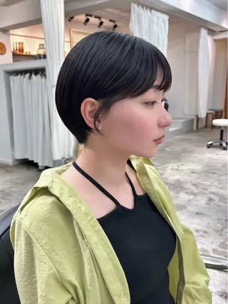 ショート カラー ENIEN MAKE’S 立川所属・ミカ💫/パーマ/ ニュアンスパーマのヘアスタイル