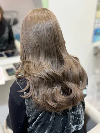 カラー YUZUKI艶カラー /似合わせ小顔カットのヘアスタイル