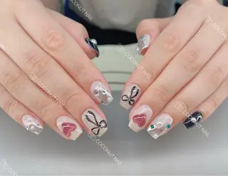 ネイル 神田 ココナッツのネイルデザイン