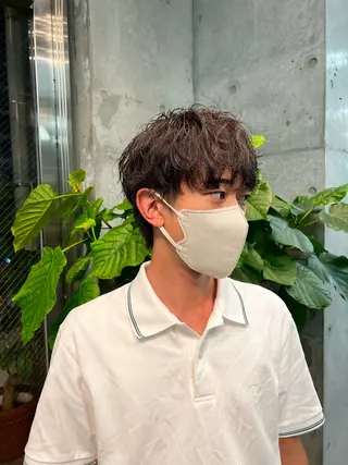 ミディアム パーマ メンズ spin-off shift所属・メンズ特化美容師 /たけしのヘアスタイル