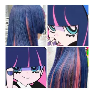 ロング カラー GARU-ガル-所属・TSUNO🦖 派手髪/オタク美容師のヘアスタイル