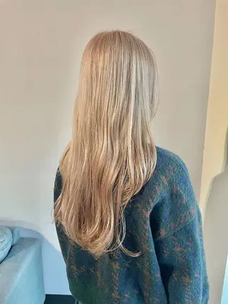 ロング 最新ケアカラー 髪質改善YUTOのヘアスタイル