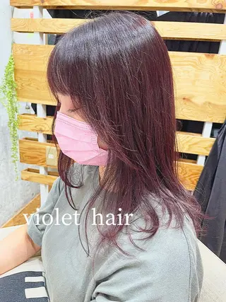 セミロング カラー ViaLa Hair 🌈すずきたくむ✂︎のヘアスタイル