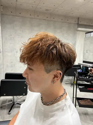 ショート メンズ メンズパーマ特化💈 髙木颯太💈のヘアスタイル