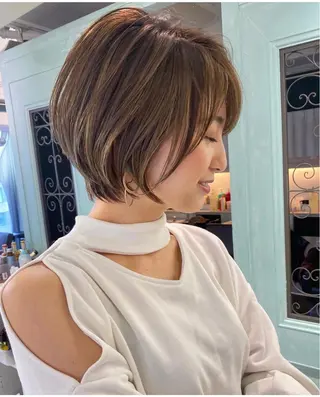 ショート 透明感カラー　中嶋 将城のヘアスタイル
