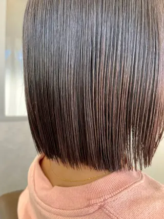 ミディアム 暖色＊ベージュ ＊くらたあやかのヘアスタイル