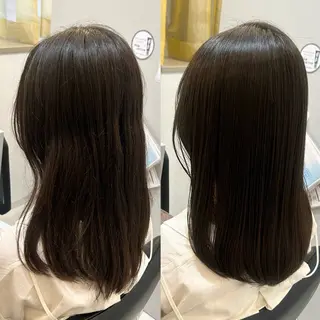 ミディアム 柔らかい縮毛矯正/ ボブ/北林のヘアスタイル