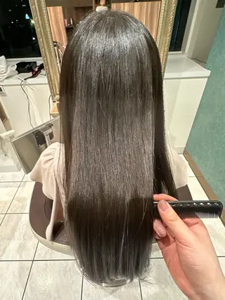 ロング パーマ Ash西葛西 /momijiのヘアスタイル