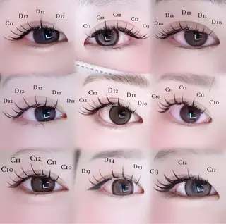 マツエク・マツパ 髪質改善 elena by artefice所属・塩貝 幸音のマツエク・マツパデザイン