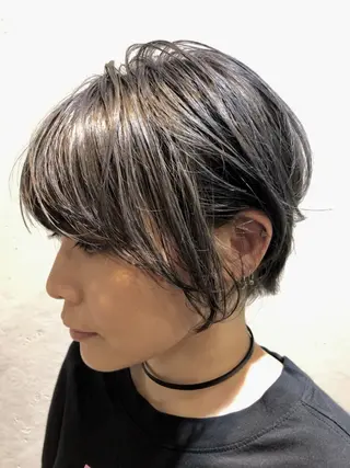 ショート 艶質改善/縮毛矯正 ササキナツミのヘアスタイル