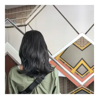 ミディアム パーマ ヘアアレンジ Joshua / 素髪改善のヘアスタイル