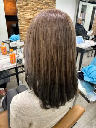 ミディアム カラー ️❤️透明感カラー Yūka❤️のヘアスタイル