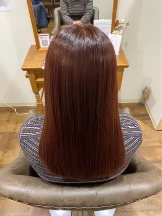 セミロング 藤井 桃華のヘアスタイル