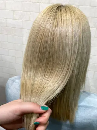 セミロング カラー キッズ メンズ特化/マツエク AYAKA🌙のヘアスタイル