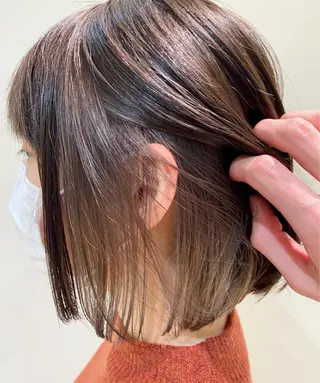 カラー ダブルカラー ブリーチ/kaitoのヘアスタイル