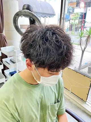 パーマ メンズ QOL 立川所属・トレンドパーマ‼️ NAOKI💥のヘアスタイル