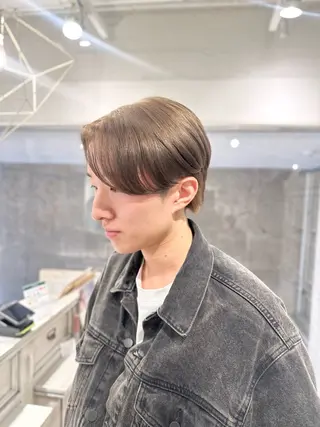 カラー メンズ CreBiA あやののヘアスタイル