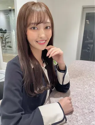 ロング カラー 髪質改善will hairdesignのヘアスタイル