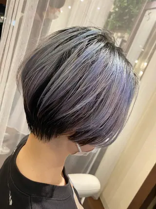 ショート 艶ｶﾗｰ｜ｽﾄﾚｰﾄ 🍟yuki🍟のヘアスタイル