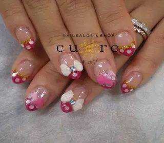 ミディアム ネイル ネイルサロン Cureのネイルデザイン