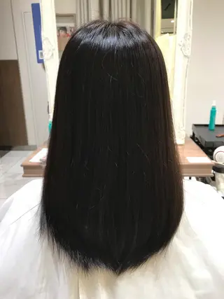 セミロング カラー 【メンズ縮毛矯正】 田中秀斗のヘアスタイル