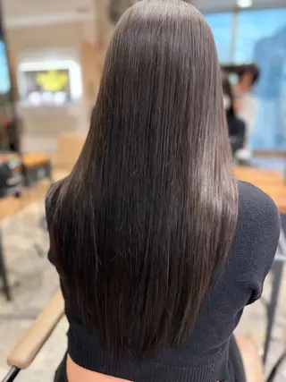 ロング パーマ レイヤー/艶カラー 韓国/石戸谷海斗のヘアスタイル