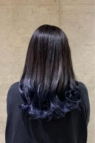 セミロング カラー ハイライトが 得意なニキです😊のヘアスタイル